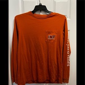 Vineyard vines long sleeve football shirt